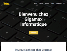 Tablet Screenshot of gigamax.ca